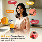 Portable Blender for Smoothie and Juices, Milk Shakes, Crushing Ice, USB Rechargeable
