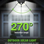 Solar Lights-Bright Solar Wireless Security Motion Sensor 100 Led Night Light for Home and Garden