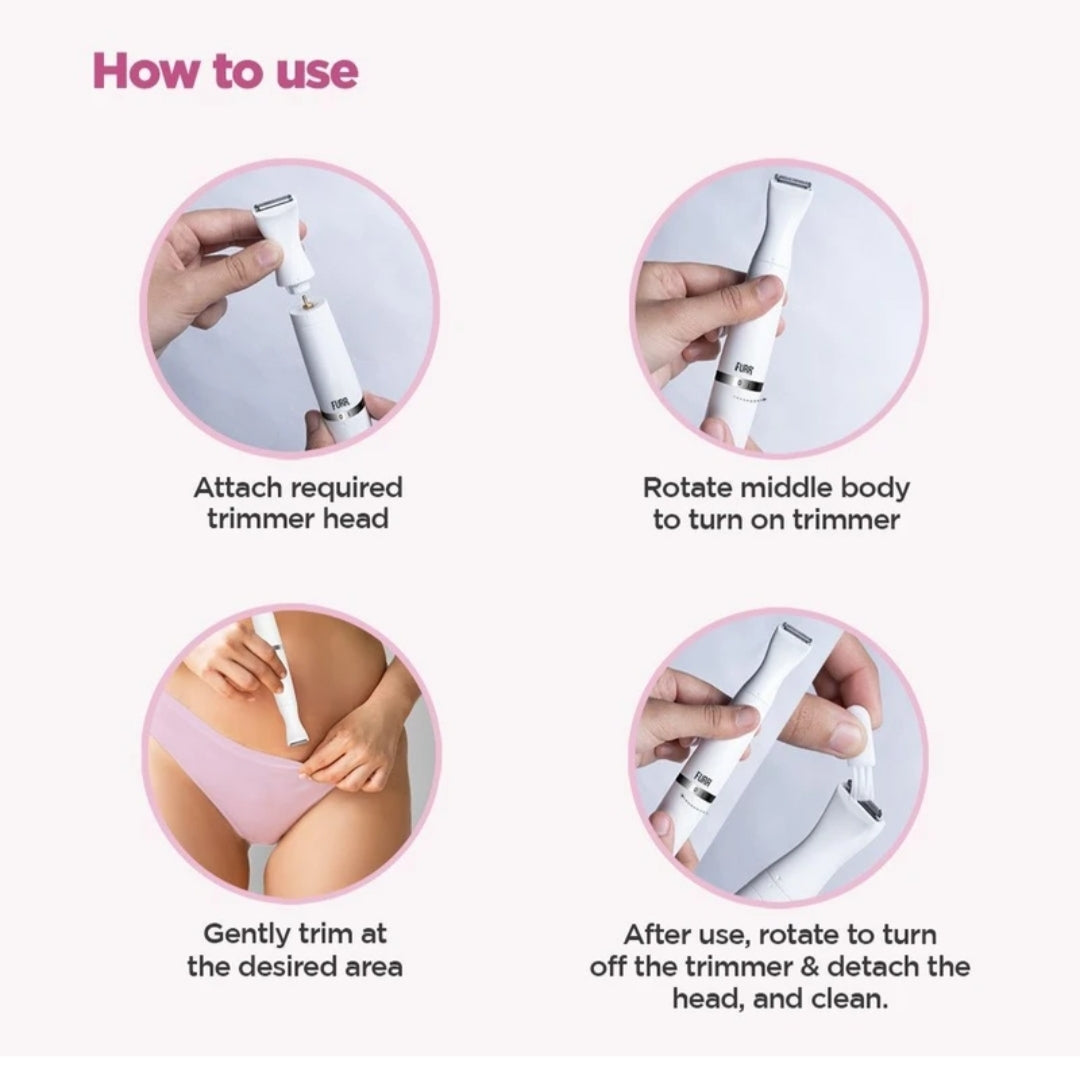 FURR Rechargeable Multipurpose Trimmer for Women